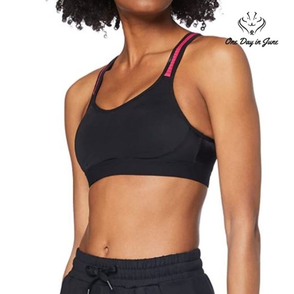 AURIQUE Medium Impact Crossback Sports Bra Size S